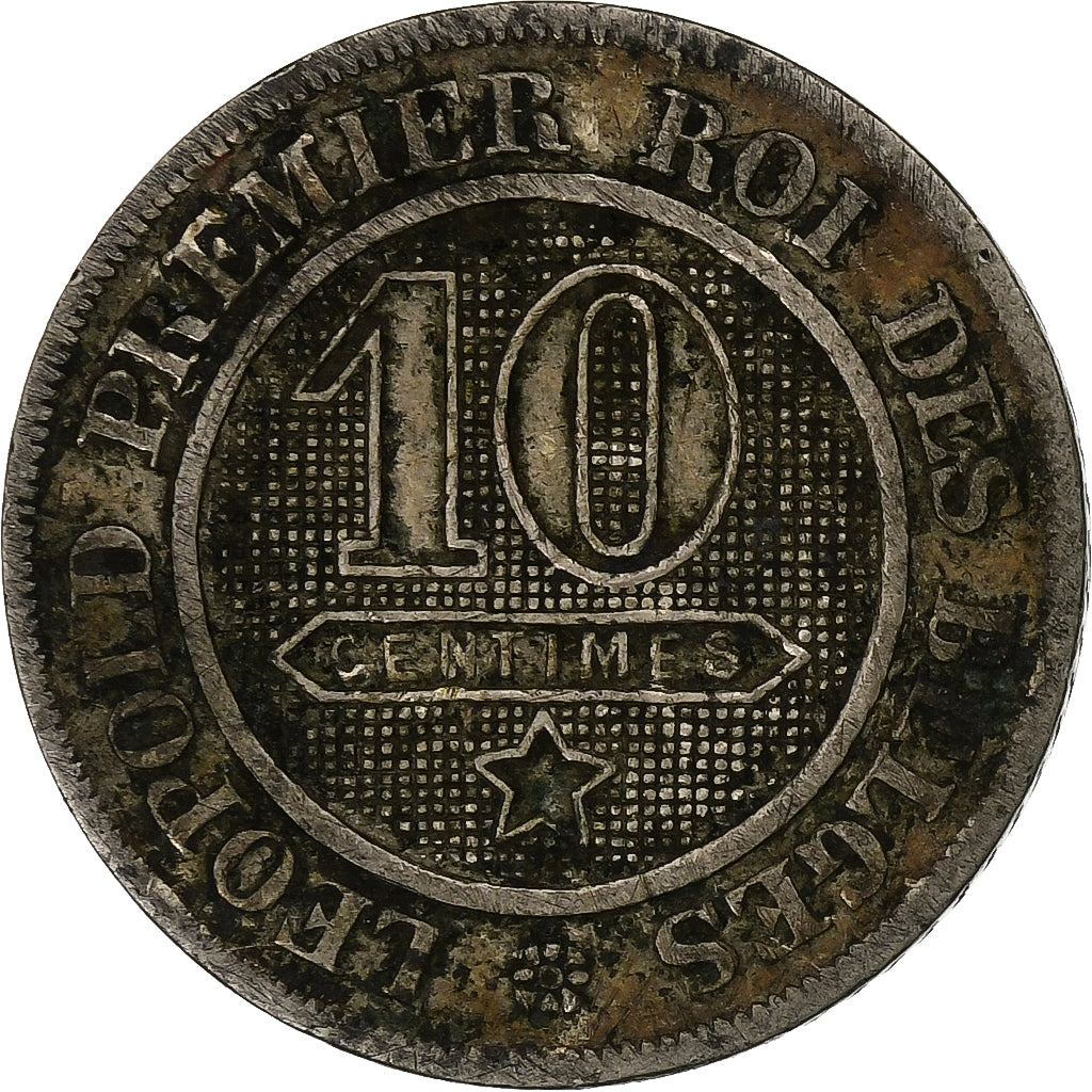 Belgium, Leopold I, 10 Centimes, 1862, Copper-nickel, VF(30-35), KM:22