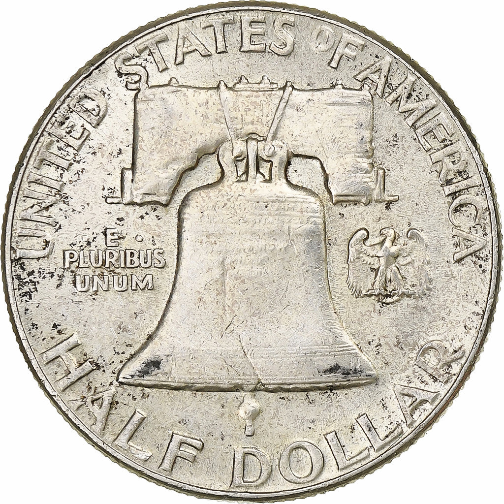 Estados Unidos, Half Dollar, Franklin Half Dollar, 1951, U.S. Mint, Plata, EBC