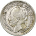 Nederland, Wilhelmina I, 10 Cents, 1936, Zilver, ZF+, KM:163