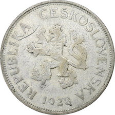 Cecoslovacchia, 5 Korun, 1928, Argento, MB+, KM:11