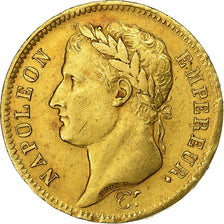 Frankreich, 40 Francs, Napoléon I, 1811, Paris, Gold, SS+, KM:696.1