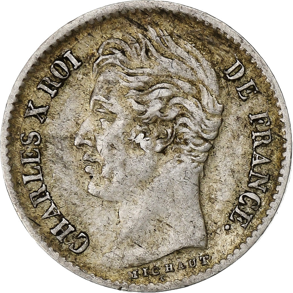 France, 1/4 Franc, Charles X, 1830, Lille, Argent, TB+, KM:722.12