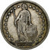 Suiza, Franc, 1903, Bern, Plata, BC+, KM:24