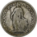 Zwitserland, Franc, 1880, Bern, Zilver, FR+, KM:24