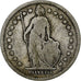 Svizzera, Franc, 1880, Bern, Argento, MB+, KM:24