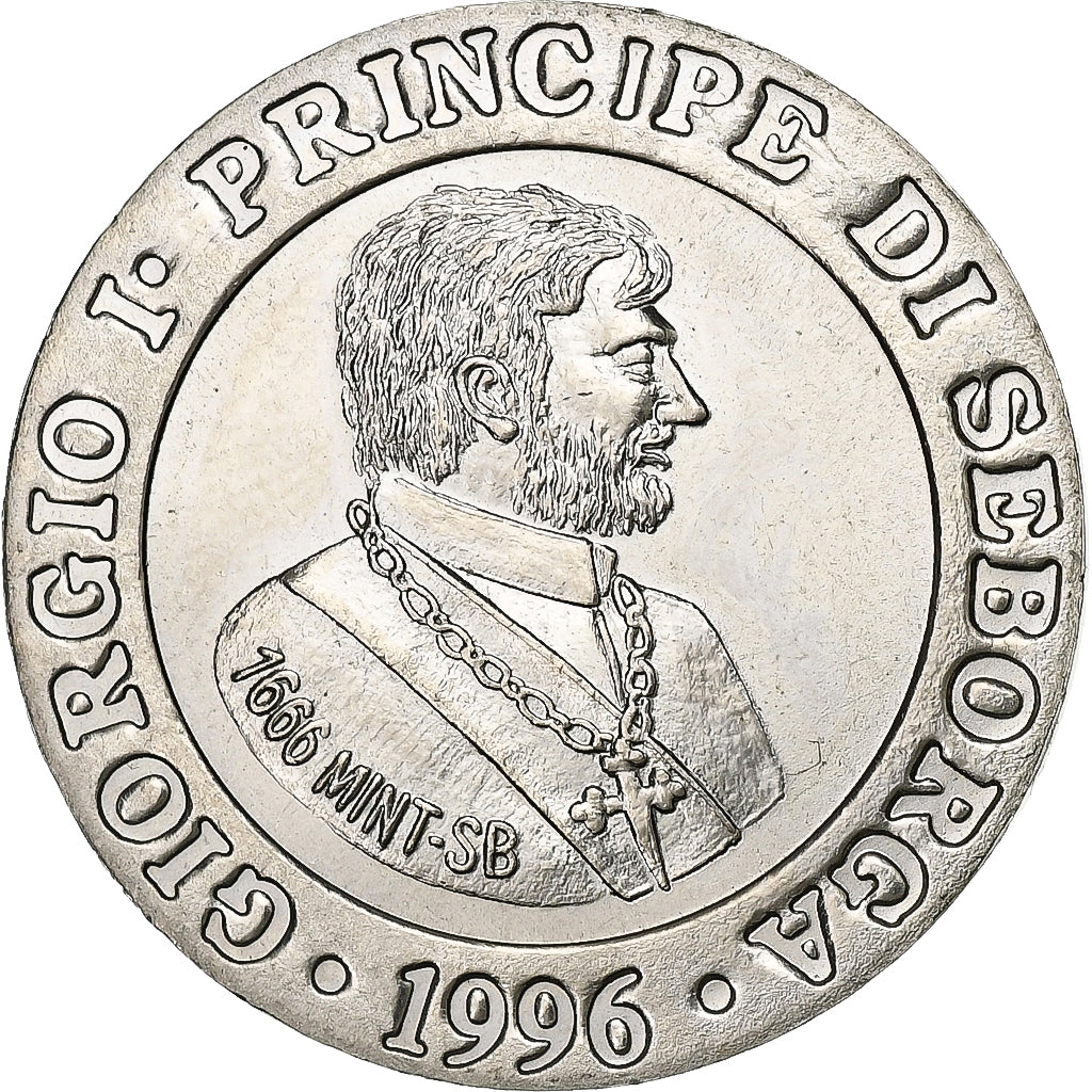 SEBORGA, Prince Giorgio I, 15 Centesimi, 1996, Seborga, Copper-nickel, MS(63)
