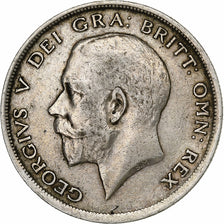 Great Britain, George V, 1/2 Crown, 1917, Silver, EF(40-45), KM:818.1