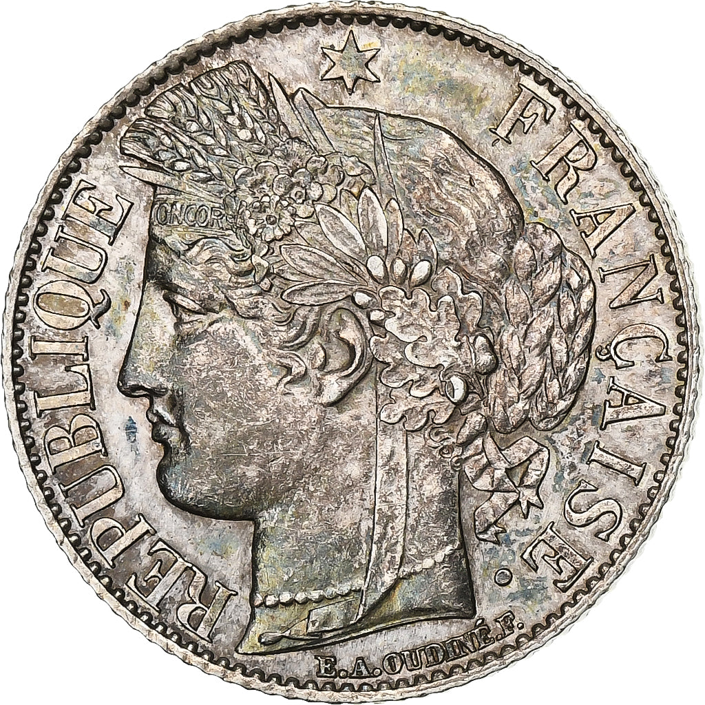 Francia, Franc, Cérès, 1894, Paris, Plata, EBC+, KM:822.1