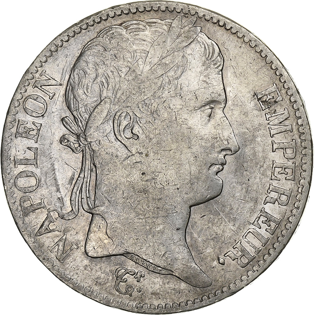 France, 5 Francs, Napoléon I, 1813, Paris, Argent, TB+, KM:694.1