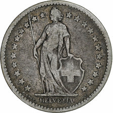 Suisse, 2 Francs, 1878, Bern, Argent, TB, KM:21