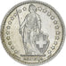 Switzerland, 2 Francs, 1958, Bern, Silver, MS(60-62), KM:21