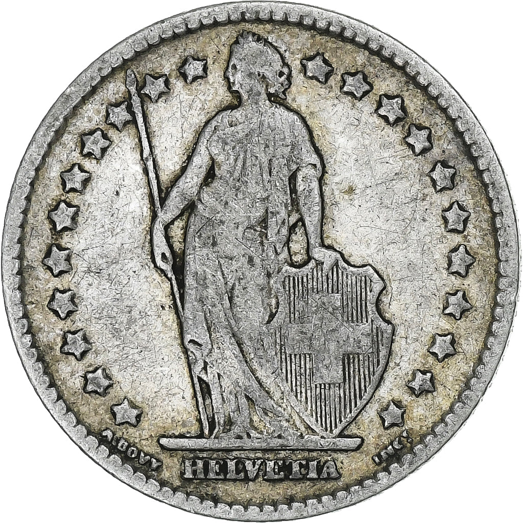 Svizzera, Franc, 1903, Bern, Argento, MB, KM:24