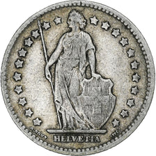 Switzerland, Franc, 1907, Bern, Silver, VF(20-25), KM:24