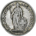 Suiza, Franc, 1905, Bern, Plata, BC+, KM:24