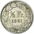 Suiza, 1/2 Franc, 1961, Bern, Plata, EBC, KM:23