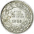Suiza, 1/2 Franc, 1958, Bern, Plata, EBC, KM:23