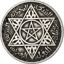 Morocco, Mohammed V, 100 Francs, 1953, Paris, Silver, EF(40-45), KM:52