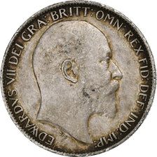 Great Britain, Edward VII, 6 Pence, 1902, Silver, VF(30-35), KM:799