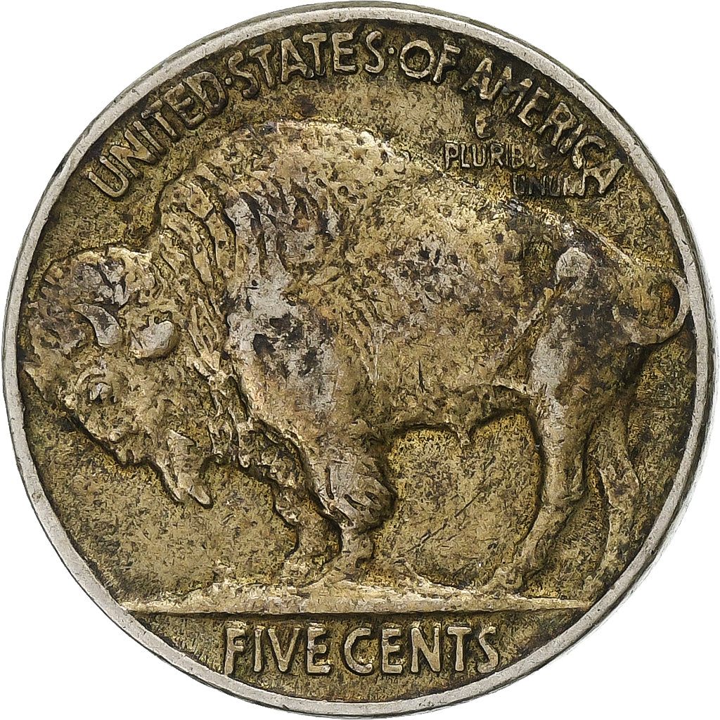 United States, 5 Cents, Buffalo Nickel, 1937, U.S. Mint, Copper-nickel
