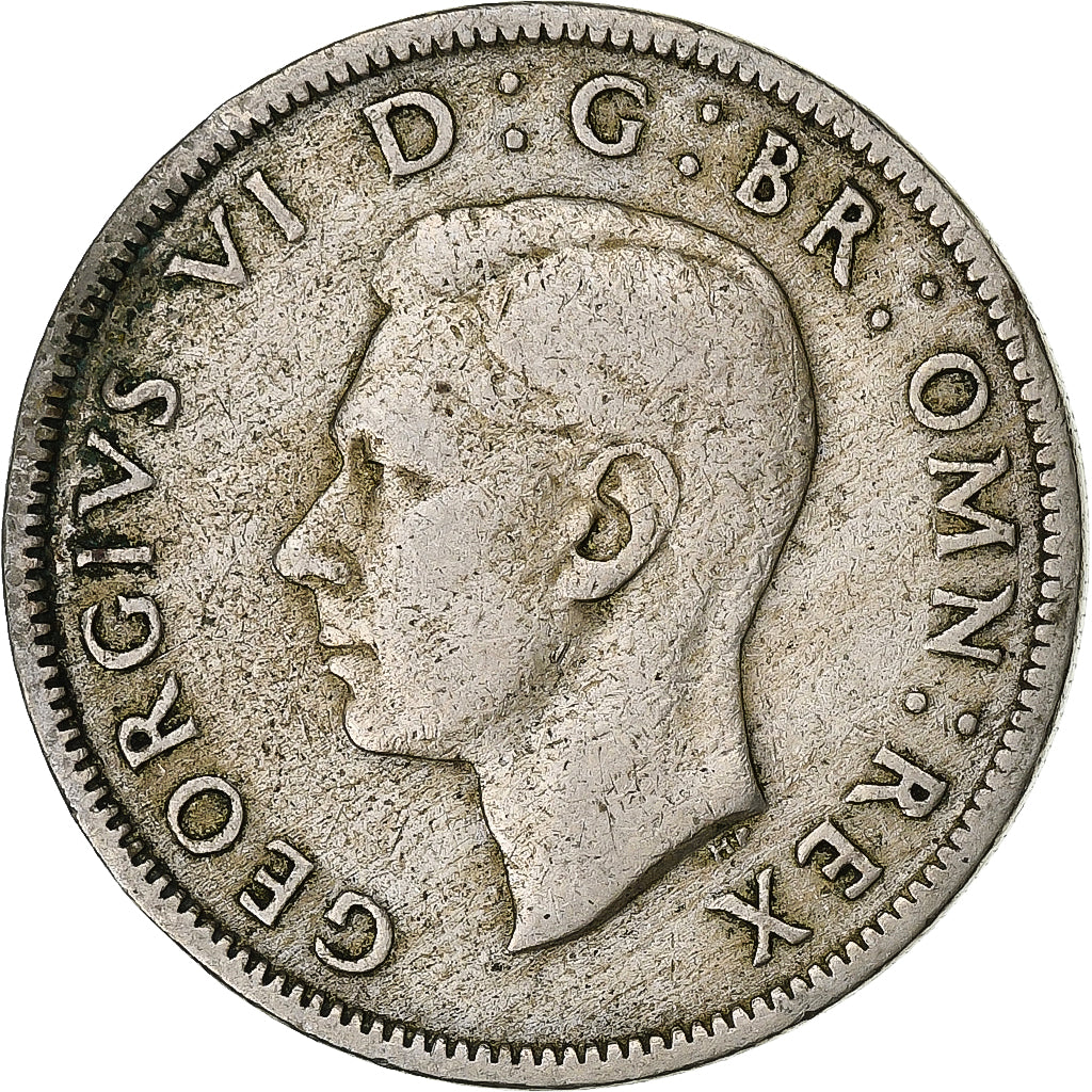 Grã-Bretanha, George VI, Florin, Two Shillings, 1947, Cobre-níquel, VF(30-35)