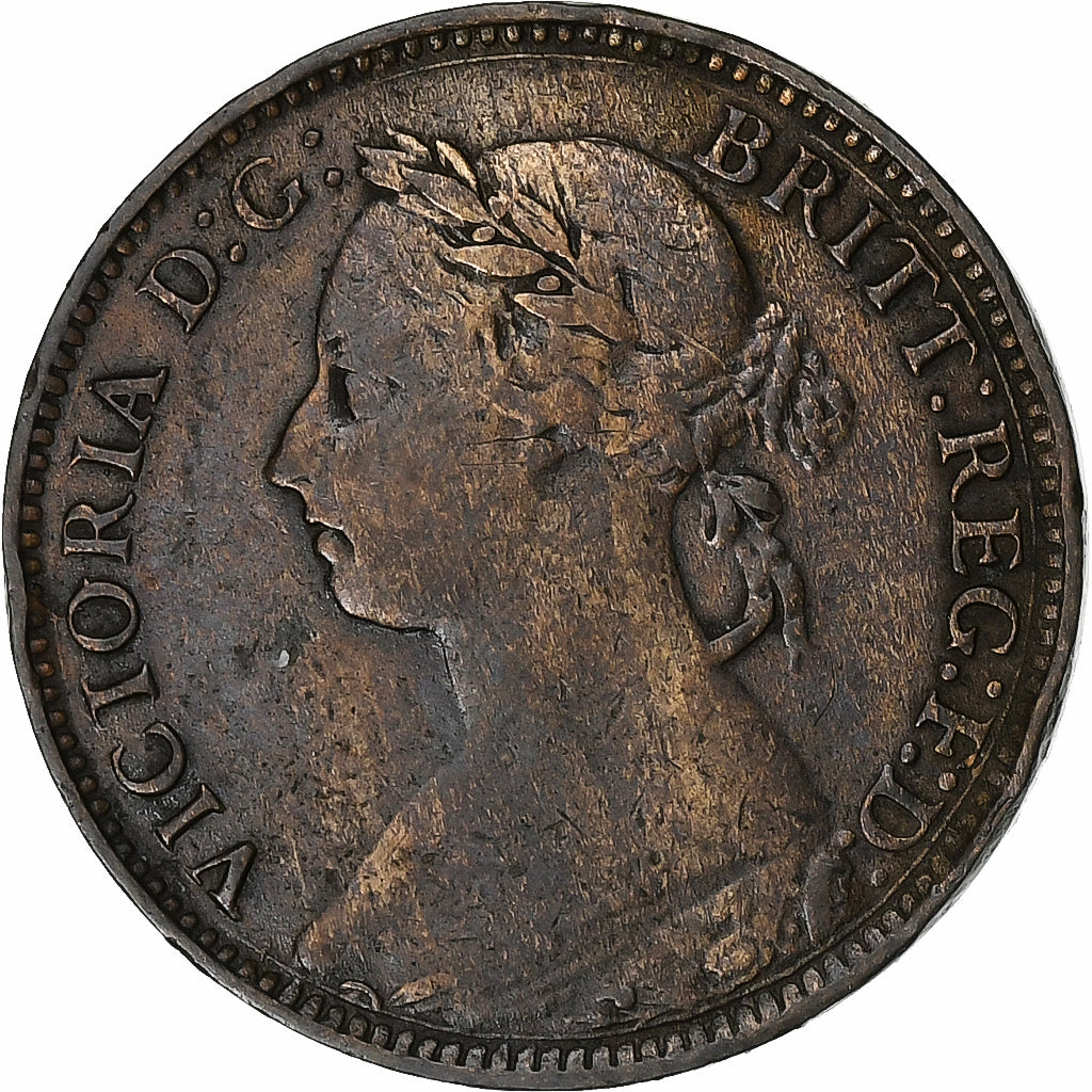 Great Britain, Victoria, Farthing, 1895, Bronze, VF(30-35), KM:753