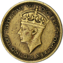 BRITISH WEST AFRICA, George VI, 6 Pence, 1938, Nickel-brass, EF(40-45), KM:22