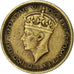 BRITISH WEST AFRICA, George VI, 6 Pence, 1938, Nickel-brass, EF(40-45), KM:22
