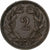 Suiza, 2 Rappen, 1893, Bern, Bronce, MBC, KM:4.2