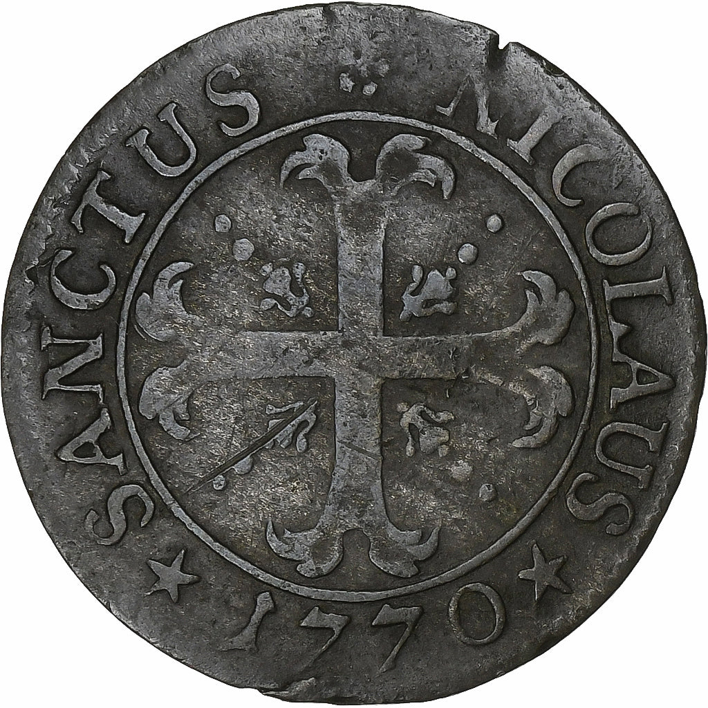 ZWITSERSE CANTONS, FREIBURG, 2 Kreuzer, 1770, Fribourg, Billon, FR+, KM:47