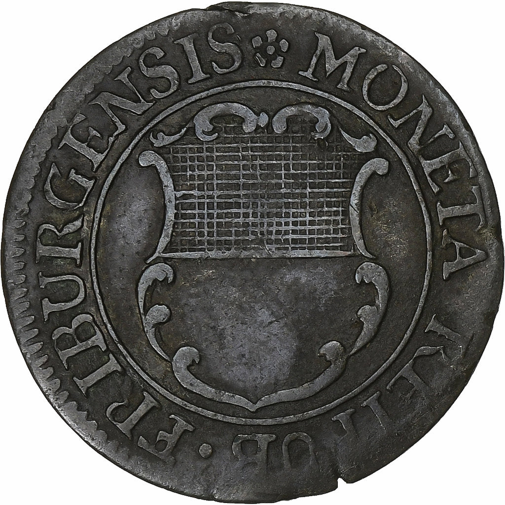 ZWITSERSE CANTONS, FREIBURG, 2 Kreuzer, 1770, Fribourg, Billon, FR+, KM:47