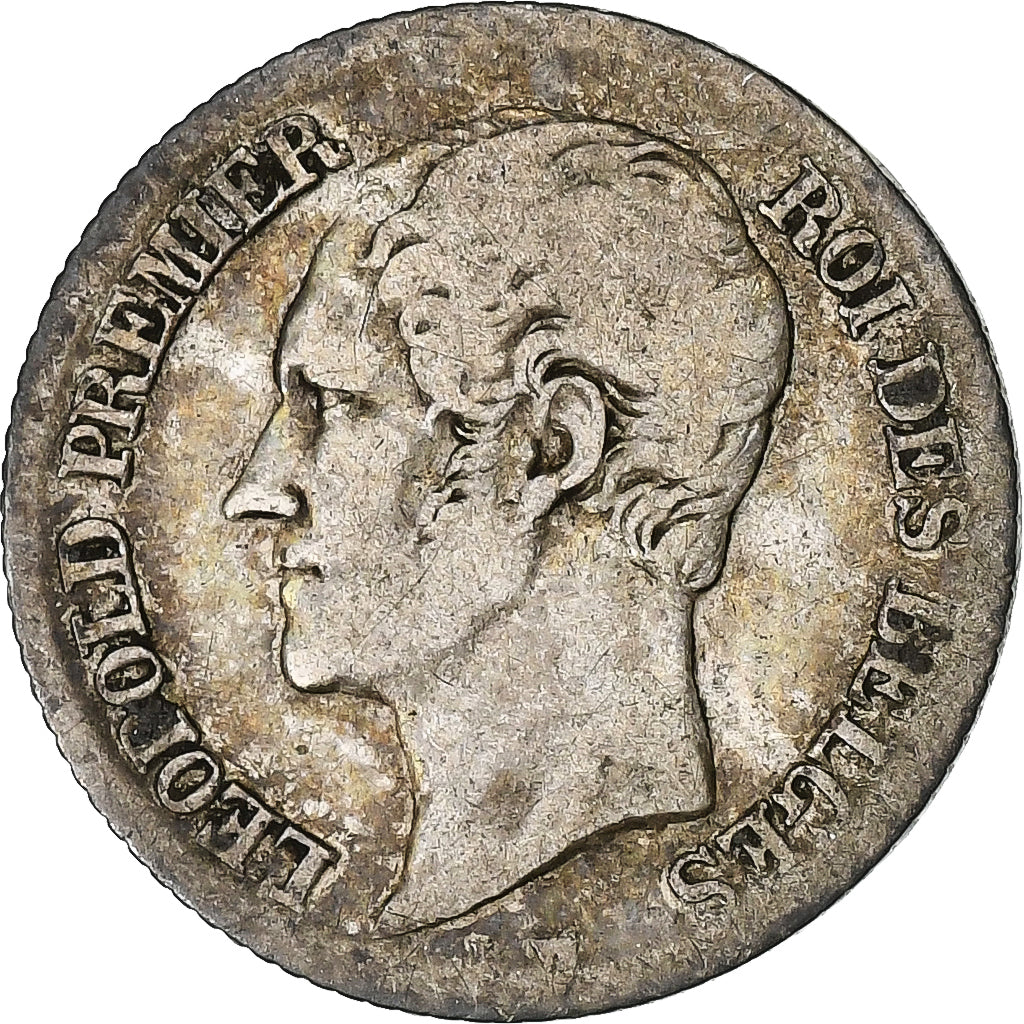 Belgium, Leopold I, 1/4 Franc, 1850, Brussels, Silver, VF(20-25), KM:14