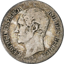 Belgium, Leopold I, 1/4 Franc, 1850, Brussels, Silver, VF(20-25), KM:14