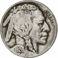 United States, 5 Cents, Buffalo Nickel, 1926, U.S. Mint, Copper-nickel