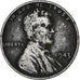 Stati Uniti, Cent, Lincoln, 1943, Philadelphia, Acciaio ricoperto in zinco, MB+