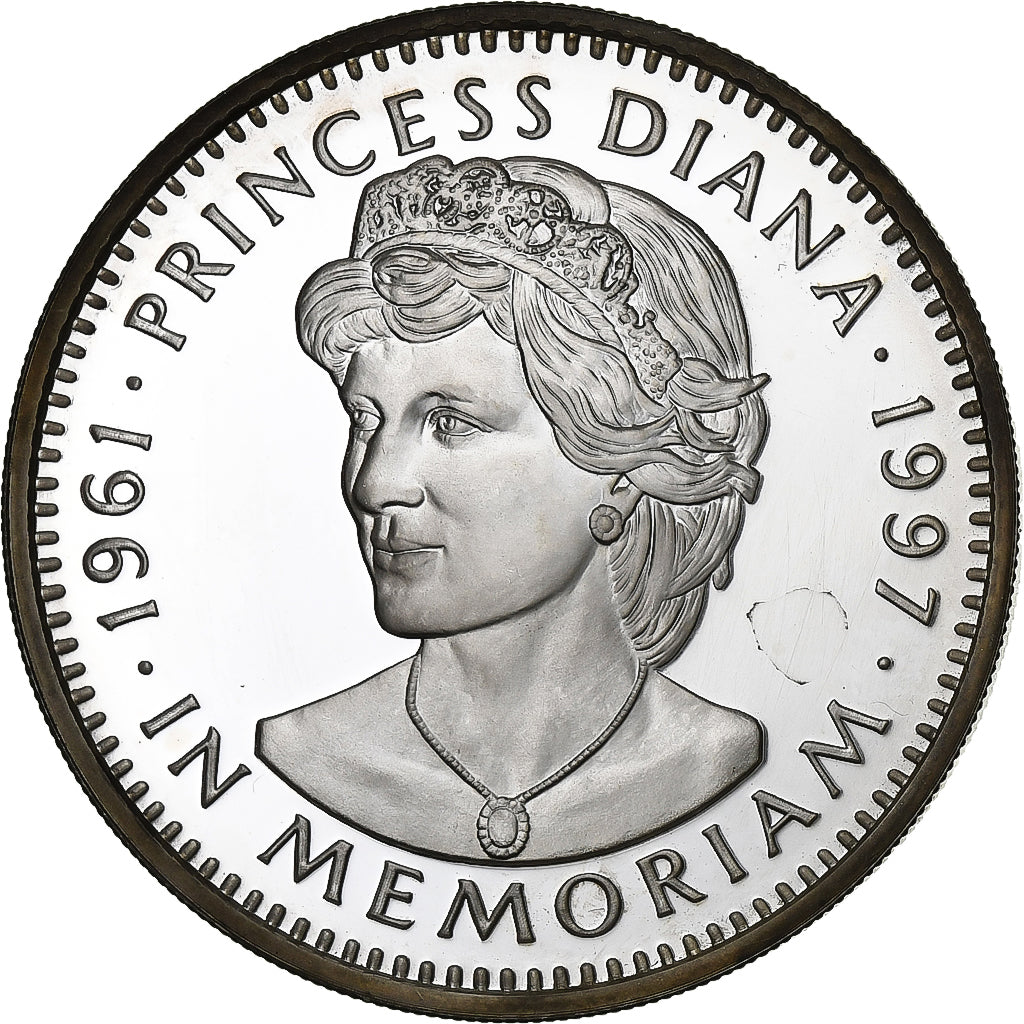 Liberia, 20 Dollars, 1997, Srebro, MS(60-62), KM:417