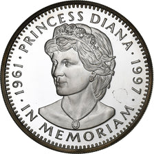Liberia, 20 Dollars, 1997, Srebro, MS(60-62), KM:417