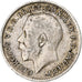 Great Britain, George V, 3 Pence, 1917, Silver, EF(40-45), KM:813