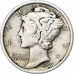 United States, Dime, Mercury Dime, 1923, U.S. Mint, Silver, EF(40-45), KM:140