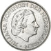 Netherlands, Juliana, 2-1/2 Gulden, 1960, Silver, EF(40-45), KM:185