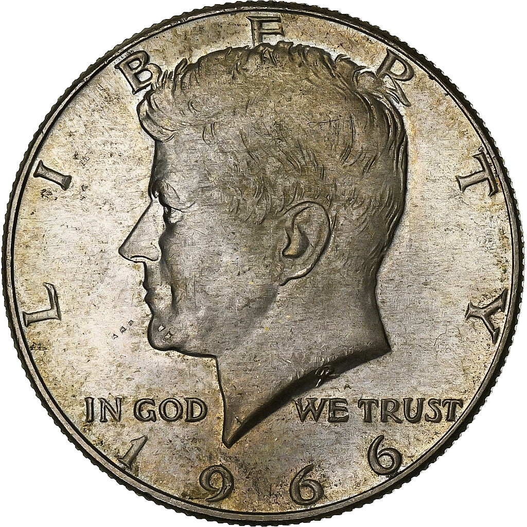 Vereinigte Staaten, Half Dollar, Kennedy Half Dollar, 1966, U.S. Mint, Silber