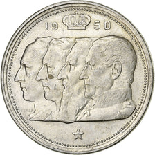Belgique, 100 Francs, 100 Frank, 1950, Argent, TTB, KM:138.1