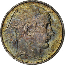 Belgium, 20 Francs, 20 Frank, 1951, Silver, EF(40-45), KM:141.1