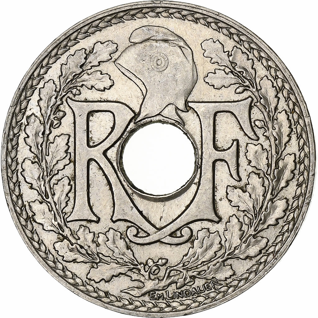 Frankreich, 25 Centimes, Lindauer, 1914, Paris, Nickel, SS, KM:867