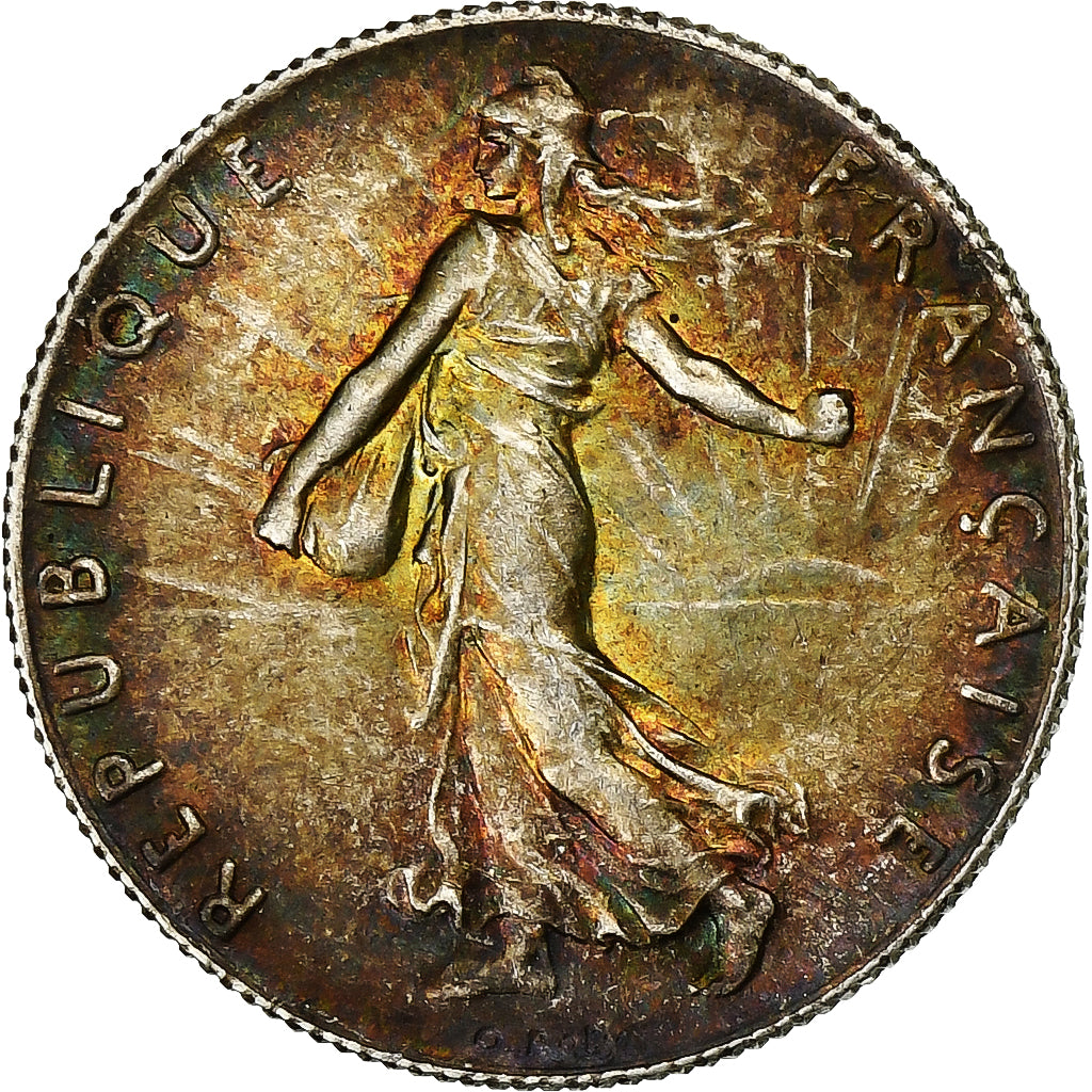 Frankreich, 50 Centimes, Semeuse, 1913, Paris, Silber, VZ+, KM:854