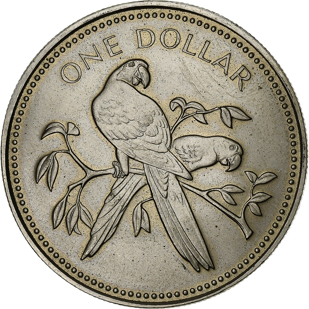 Belize, Dollar, 1974, Franklin Mint, Kupfer-Nickel, SS+, KM:43