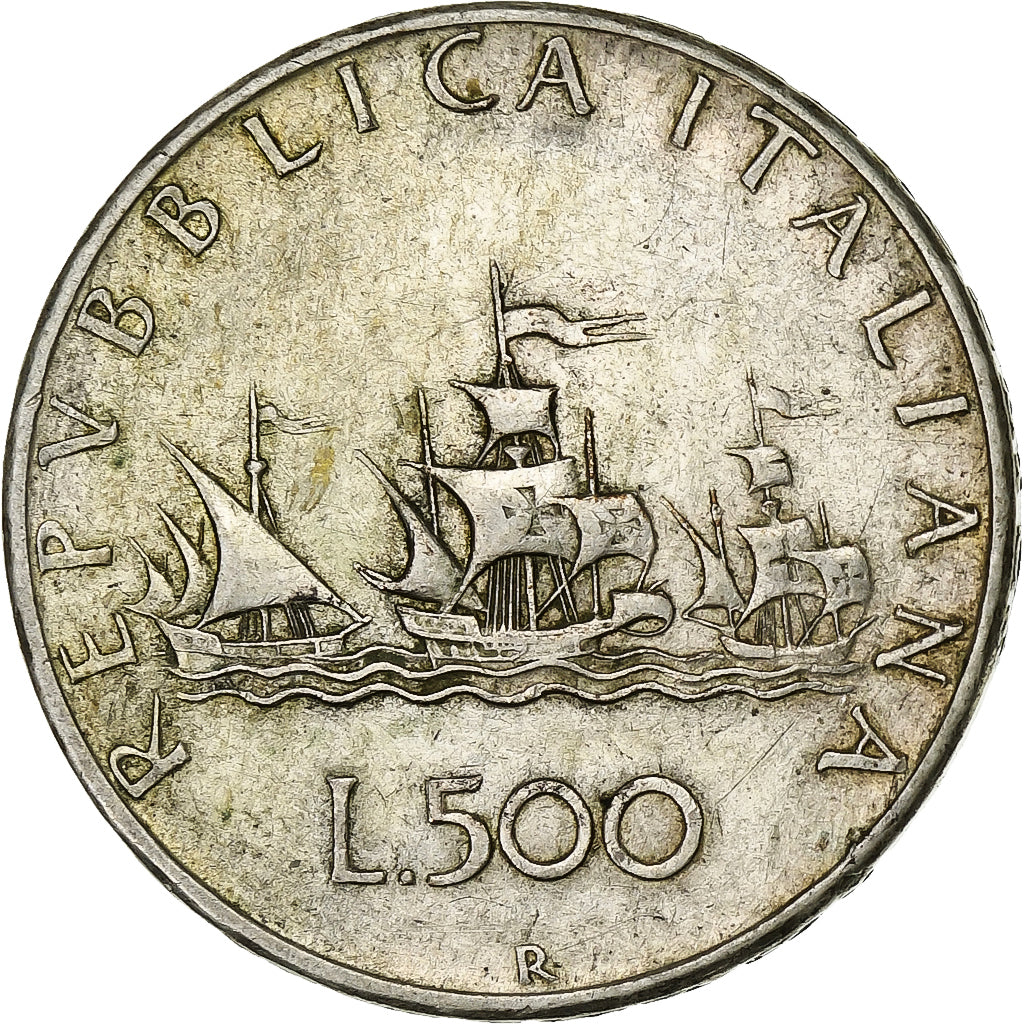 Italy, 500 Lire, 1960, Rome, Silver, VF(30-35), KM:98