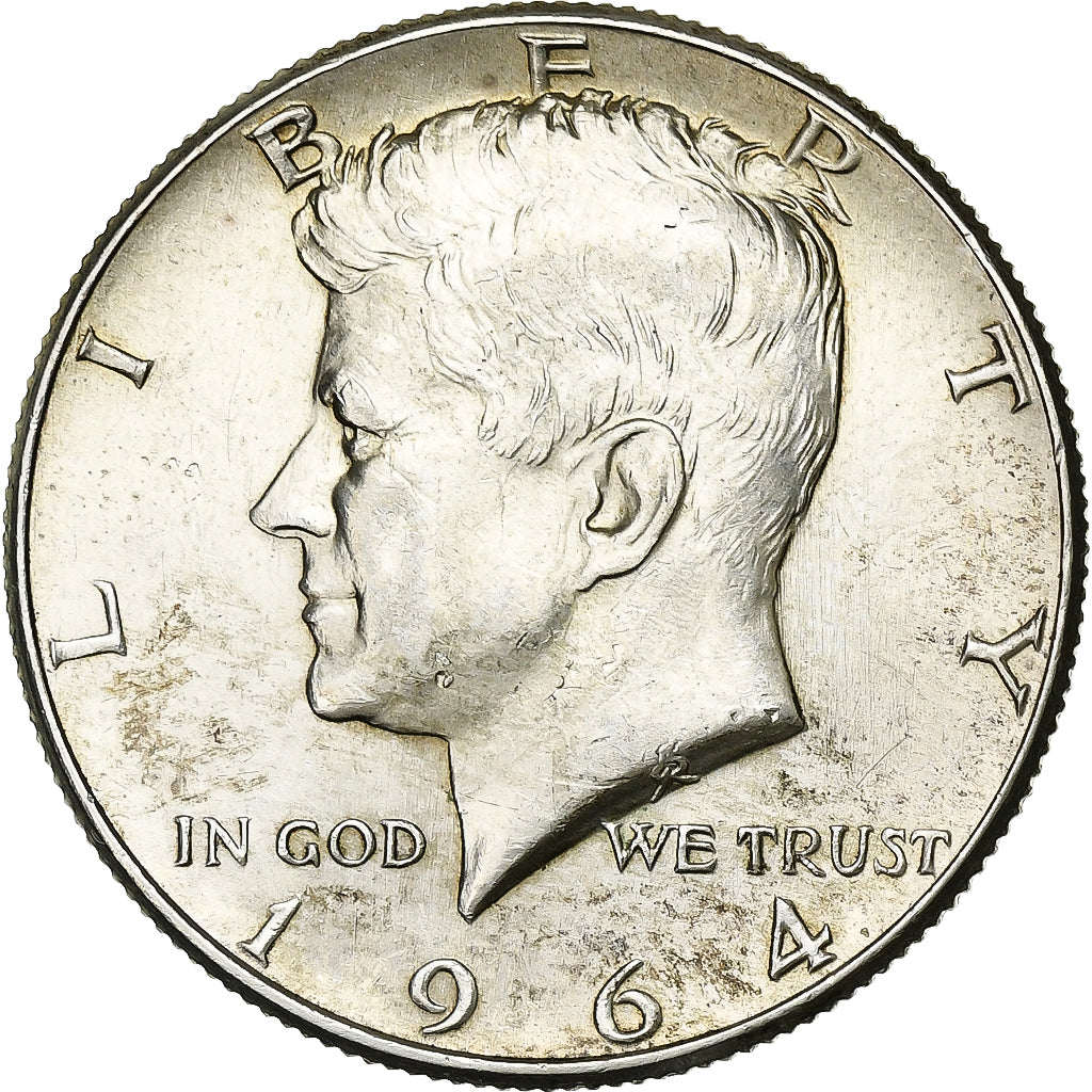 Vereinigte Staaten, Half Dollar, Kennedy Half Dollar, 1964, U.S. Mint, Silber