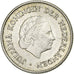Netherlands Antilles, Juliana, 1/4 Gulden, 1963, Silver, AU(55-58), KM:4