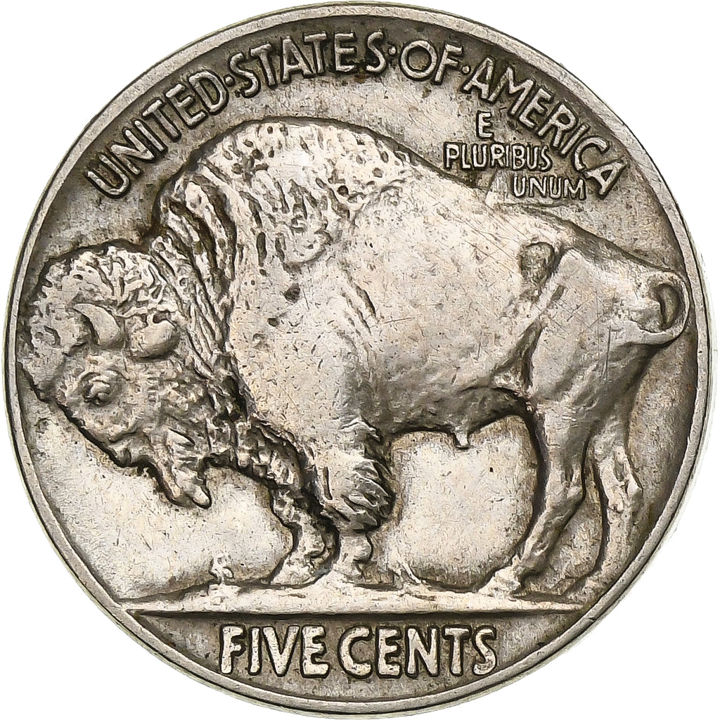 États-Unis, 5 Cents, Buffalo Nickel, 1913, U.S. Mint, Cupro-nickel, TTB, KM:134