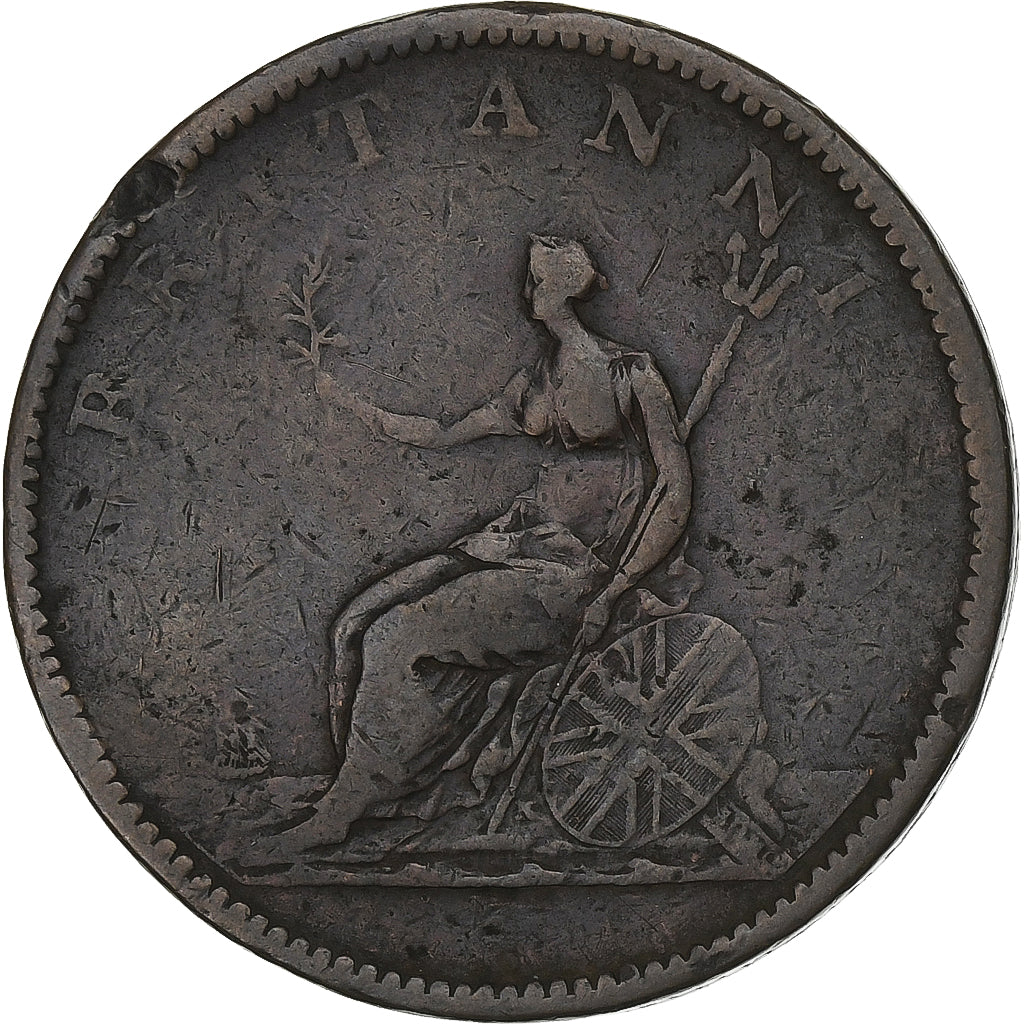 Great Britain, George III, Penny, 1806, Copper, VF(20-25), KM:663